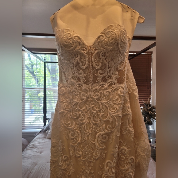 Riki Dalal ARIEL Wedding Dress Lace Mermaid - Picture 14 of 15